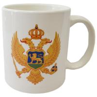 Kaffeetasse Montenegro Wappen 