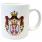 Kaffeetasse Serbien Wappen 